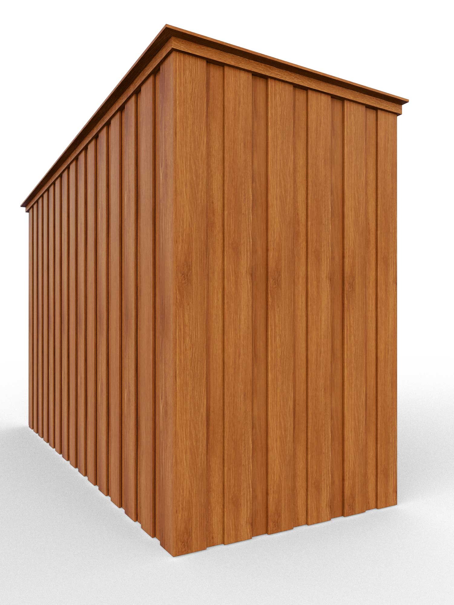 Board-on-board cedar privacy fence in Dallas